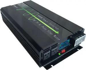 3000W Pure Sine Wave Power Inverter Peak 6000W 48V DC to 110V 120V AC 60HZ for Car RV Use or Home Solar System with LCD Display
