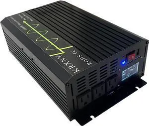 1000W Pure Sine Wave Power Inverter 12V DC to 110V 120V AC 60HZ with USB Port for Car/RV Home Solar System