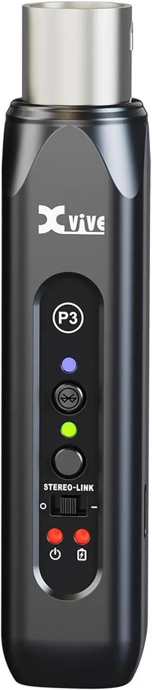 P3 XLR Bluetooth Receiver, High-Fidelity Wireless Bluetooth Adapter for Speakers, PA Systems, Mixers, DJ Equipment