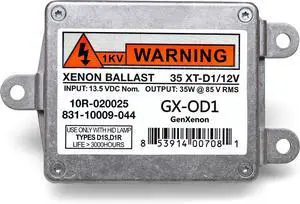 Replacement 831-10009-044 Xenon HID Ballast for Lincoln Town Car, Navigator, Chrysler 300M Headlight Control Unit Replaces 10R-020025, 35 XT-D1/12V, 6L7Y-13C170-A