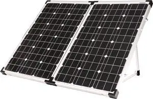 ! GP-PSK-130 130W Portable Folding Solar Kit with 10 Amp Solar Controller