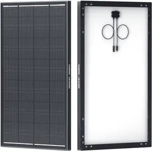 200W ShadowFlux Anti-Shading N-Type Solar Panel, 12V 200 Watt Solar Panel 25% High-Efficiency, PV Module Power Charger for RV Marine Rooftop Farm Battery and Other Off-Grid Applications