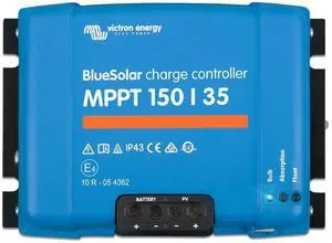 BlueSolar MPPT Solar Charge Controller - Charge Controllers for Solar Panels - 150V, 35 amp, 12/24/36/48-Volt
