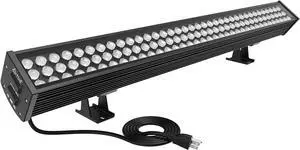 LED Wall Washer Light Bar Super Bright, 108W 5700K Daylight LED Light Bar Heavy Duty Linear Strip Lights, 120VAC 40" Long, Waterproof Outdoor Lighting for Batting Cage Building Church Ads Yard