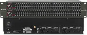Graphic Equalizer 31-Band Stereo EQ for Home Audio, Dual Channel Professional DJ Equalizer (EQ-231)