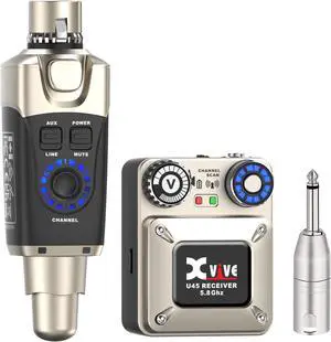 U45 Wireless in-Ear Monitor System with 5.8GHz Transmitter and Receiver
