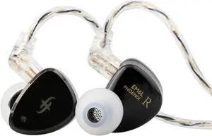SIMGOT EM6L 1DD + 4BA Hybrid Driver in-Ear Monitor, Gaming Earbud, HiFi IEM Earphone with 3D-Printed Resin Housing, Detachable OFC Silver-Plated Cable for Musician Audiophile