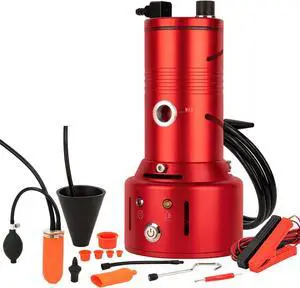 Automotive Smoke Machine Leak Detector, Built-in Air Pump, Evap Smoke Machine Leak Tester for Vacuum Leak Detection, 12V DC Smoke Tester Automotive Tools Kit for Pipe System