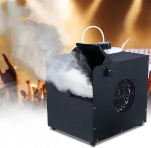 Haze Machine 1500W Fog Machine 18000CFM with Timer Continuous Spray Smoke Machine Stage Effect DMX Hazer, w/Remote Control for Halloween Party Wedding Disco Performance
