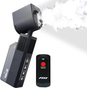 SmokeNINJA PRO HAZER KIT - Portable Fog Machine with Bluetooth, 3rd Gen Haze Nozzle for Cinematic & Studio Use - Perfect for Cinematography, Photography, and Events (PRO HAZER KIT)