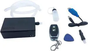 Mini Foggy Machine Fogger Smoke Maker Wireless Remote Control Large Volume Generator Kit for Photography Cosplay Airflow Testing