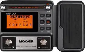 GE100 Multi-Effects Guitar Pedal with 80 Presets, 66 Effects, Loop and Expression Volume Pedal, Tap Tempo, Headphone Out