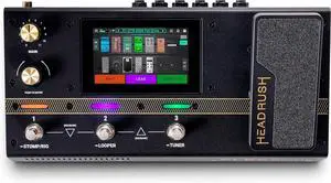 Flex Prime - Guitar and Bass Multi Effects Pedal and Amp Modeling Processor with Touchscreen, Looper, Wi-Fi, Bluetooth, IR Loader, USB, Lessons