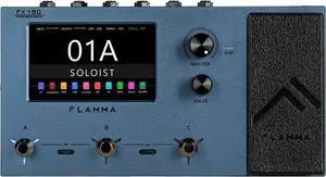 FX150 Multi Effects Processor Electric Guitar Pedal with Amp Modelling Cabinet Simulation Global EQ Touchscreen 160 Built-in Effects 180 Editable User Effects Slots Looper Main I/O Ports
