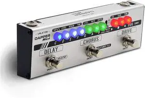 Dapper Mini Stage Session Gigging Gear Overdrive Distortion Chorus Delay Guitar Multi-Effects Pedal