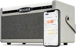 SD30i Practice Guitar Amp Portable Smart Amplifier, Bluetooth 30W Stereo Sound, 5Hrs Bettary Life, with 101 Effects, 80s Looper and 40 Drummer for Electric Guitar