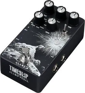 TIMESLIP Delay Pedal for Electric Guitar,Stereo Digital Delay Guitar Effects Pedal with 9 Delay Effects,Analog Dry Through,True Bypass,Tap Tempo,Adjustable Modulation, Multi-Expression Control