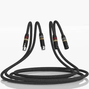 17AWG Audiophile XLR Cable XLR Balanced Audio Cable OFC Copper Silver Plated XLR Interconnect 2XLR Male to 2XLR Female Signal Cord for Microphone, Studio Recording, Stage, DJ(2M/6.6Ft)