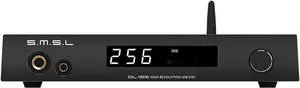 DL100 Audio DAC Amplifier 4xCS43131 Chips Hi-Res Headphone Amplifier PCM32bit/768kHz Hi-Fi Audio Stereo Receiver Bluetooth5.1/USB/Optical/Coaxial/HDMI Input THD+N 0.00009%, with Remote Control