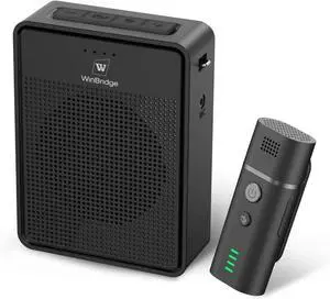 Wireless Voice Amplifier with Bluetooth Lavalier Microphone, Professional Noise Reduction Portable Microphone with Speaker,Mini Megaphone with Clip on/Lapel Mic for Teachers Classroom Tour Guide B006