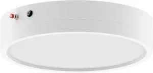 LED Ceiling Lights with Emergency Lighting: 7 Inch Flush 5CCT Dimmable Disk Lamp with Emergency Battery Backup for Household Hall Living Bedroom Kitchen Hotel Apartment, 120-277V, ETL/Wet Rated