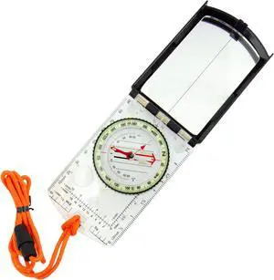 ProSight Sighting Map Compass with Adjustable Declination - Lightweight Orienteering Baseplate Compass for Hiking, Backpacking, and Survival Navigation | Professional Grade Compass