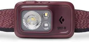 Spot 400-R Rechargeable LED Headlamp, Waterproof and Dimmable for Camping, Hiking, Running, Hunting, Work with Red Light Headlamp Mode