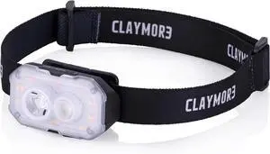 Heady+ (Black) - Rechargeable LED Headlamp Flashlight, Lightweight for Camping, Running, Hiking, Emergency & Industrial Use. Waterproof, USB-C Charging, Up to 70 Hours Battery Life.