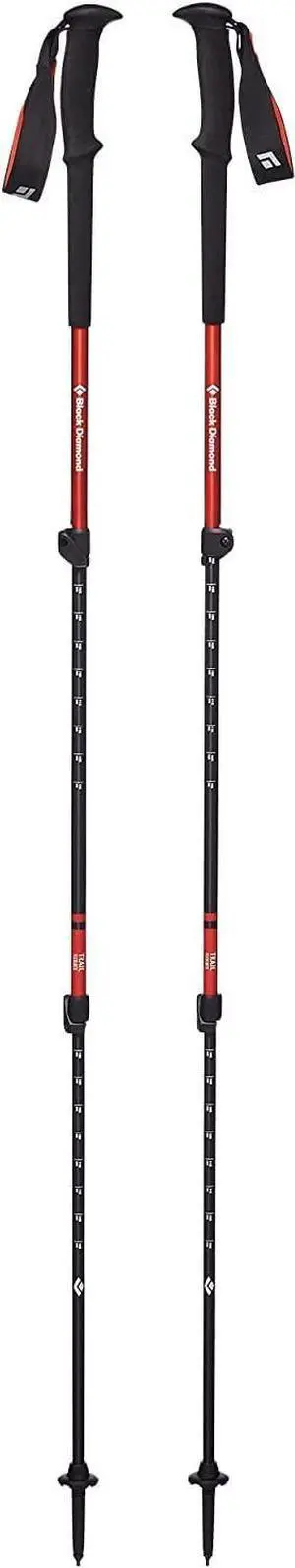 Trail Trekking Poles, Pair of 2 Lightweight Collapsible Aluminum Hiking Sticks for Trekking, Backpacking, Walking