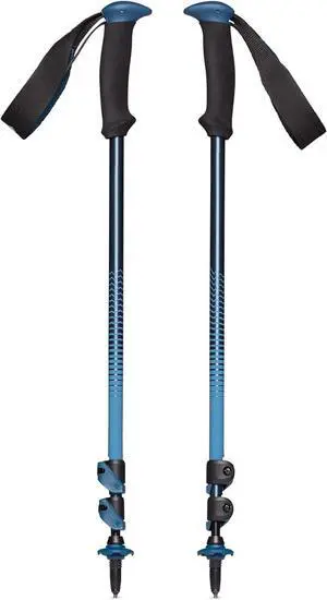 Trail Back Trekking Poles, Pair of 2 Lightweight Collapsible Aluminum Hiking Sticks for Trekking & Backpacking