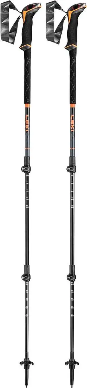 Sherpa Lite Aluminum Adjustable Lightweight Ski Poles for Backcountry Skiing & Snowboarding