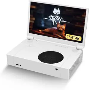 15.6" Portable Monitor for Xbox Series S 4K Portable Gaming Monitor IPS Screen for Xbox Series Snot Included with Two HDMI, HDR, Freesync Game Mode Travel Monitor