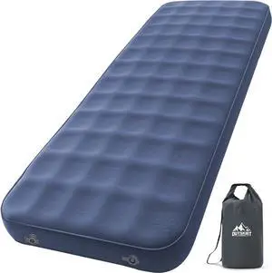 Ultralight Self Inflating Sleeping Pad, 4" Thick Camping Mattress with Pump Pack, 9.5 R-Value Insulated Sleeping Mat, Portable Camping Bed for Tent, Car, Truck or Van, 4 Season Camp Mattress