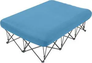 Camping Cot,Camping Cots for Adults,Folding Camping Cot with Inflatable Air Mattress and Carry Bag,for Outdoor Travel Camp Beach Vacation (not Included The Airpump)