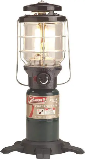 NorthStar 1500 Lumens Gas Lantern with Matchless Lighting, Folding Propane Lantern with Mantles & Globe for Camping, Power Outage, Outdoor Lighting, & More