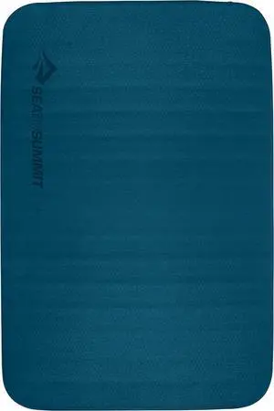Comfort Deluxe Self-Inflating Foam Double Sleeping Pad, Byron Blue