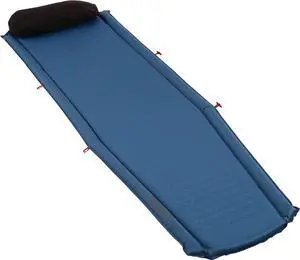 Silverton Self-Inflating Sleeping Pad, Lightweight Camping Pad with Pillow Storage Bag, Comfortable Sleeping Mat with Side Bumpers to Prevent Rolling Off and Easy Inflation