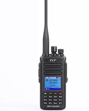 TYT MD-UV390 Dual Band VHF UHF DMR Radio GPS Waterproof Dustproof IP67 Walkie Talkie w/Free Cable
