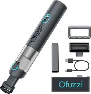 H8 Apex Car Vacuum Cleaner, Portable Handheld Vacuum with 12000Pa High Power, Ultra-Lightweight 1.2lbs, USB-C Fast Charging, Mini Car Vacuum for Car, Home, Pet Hair, Office(Gray)
