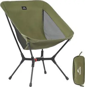 YL01 Snap Camping Chair, 1 Second Setup Frame, 441lb Capacity, Portable Backpacking Chair with Storage Bag, Lightweight & Compact Folding Camp Chair for Backpacking Camping Fishing