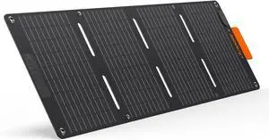SolarSaga 40W Mini Solar Panel,Portable Solar Panels with USB-C & USB-A Ports,Book-Sized Foldable Solar Charger for Phones,Compatible with  E300Plus, IP68 Waterproof for Hiking&Camping