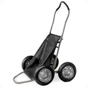 Crawler Multi-Use Folding Cart, Deer Hunting Fishing Cart w/ 500 Lb Capacity for Hauling Game, Bait, Hunting Gear, & Wood, Flat Dark Earth Gray
