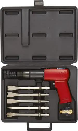 CP7150K - Kit - Air Hammer, Welding Equipment Tool, Construction, 0.401 Inch (10.2mm), Round Shank, Stroke 3.5 in / 89 mm, Bore Diameter 0.75 in / 19 mm - 2300 Blow Per Minute