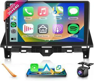 8 CORE 2+64G Radio for Honda Accord 2008-2013 Car Stereo Wireless CarPlay/Android Auto 10.1 inch IPS Touch Screen Android 13 GPS WiFi Bluetooth 32-Band DSP SWC HD Camera