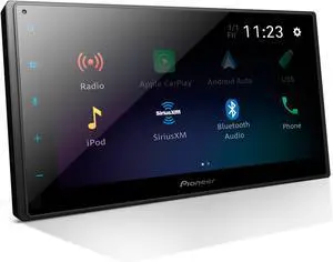 DMH-1600NEX 6.8" Double-Din Digital Multimedia Receiver - Built in Bluetooth, Wired appl e CarPlay and Android Auto, Touchscreen, Rear Camera Input