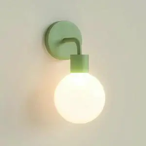 Wireless Wall Sconce (Shark Tank) Rechargeable & Dimmable LED Light w/App Control & Damage-Free Install, Moveable Modern Ambient Lighting for Elegant Home & Bedroom Decor | Sage Green