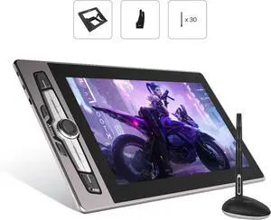 SP1603 15.6 Inch Graphics Drawing Tablet with Screen Full-Laminated Pen Display Monitor Compatible Windows, macOS, and Android (8192 Pressure Sensitivity, 128% sRGB)
