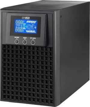 OPTI-UPS DS1000E (1000VA / 1000W) Online Double Conversion Uninterruptible Power Supply, Pure Sine Wave, UPS Battery Backup, Surge Protection