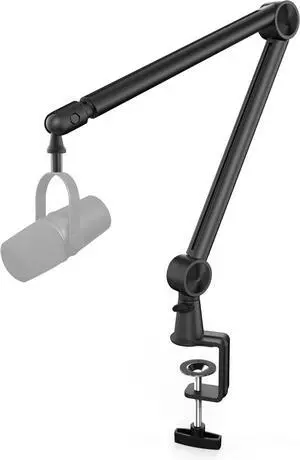 Mic Arm, Premium Microphone Stand, Microphone Boom Arm with Cable Management, 360°Rotatable Broadcasting Microphone Arm, Mic Boom Arm for Podcasts, Gaming, Streaming, Home Office, Recording