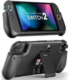Battery Pack for Nintendo Switch 2 (2025), 10000mAh PD/QC Fast Charging Case  Fully Charges in 2.5 Hours, LED Display, USB-C Ports, 2 Game Card Slots & Kickstand